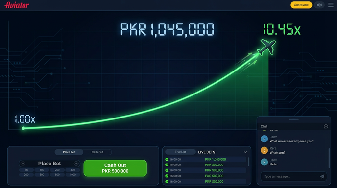 Main screen of Gameistan PKR Game.version.slots low budget aviator page for PK players