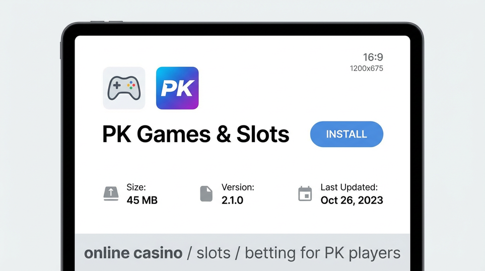 Game list for Gameistan PKR Game.version.slots low budget gameapk section
