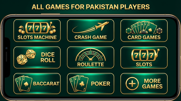 Main screen of Gameistan PKR Game.version.slots low budget games page for PK players